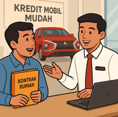 Tips Ajukan Kredit Mobil Mitsubishi Meski Rumah Masih Kontrak