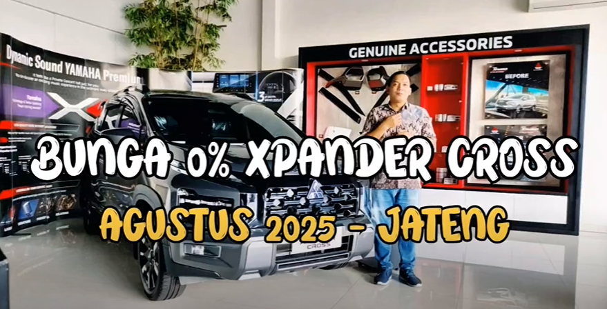 Promo Kredit Mitsubishi Xpander Cross Agustus 2025 Jawa Tengah: Bunga 0% & Cash Tempo