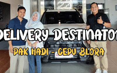 Serah Terima Mitsubishi Destinator Ultimate Premium CVT Putih untuk Pak Hadi di Cepu, Blora