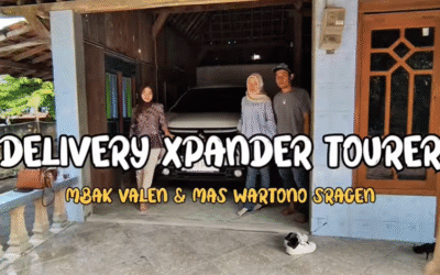 Proses Pengiriman Mitsubishi Xpander Exceed Tourer Manual Putih ke Gesi, Sragen