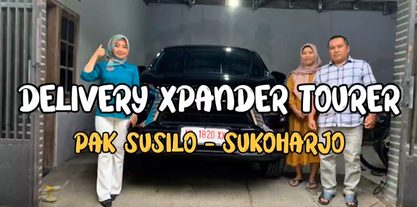 Pengiriman Mitsubishi Xpander Exceed Tourer Matic Hitam ke Pak Susilo di Sukoharjo Kota