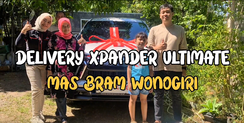 Serah Terima Mitsubishi Xpander Ultimate CVT Warna Putih Bersama Mas Bramantyo di Wonogiri Kota