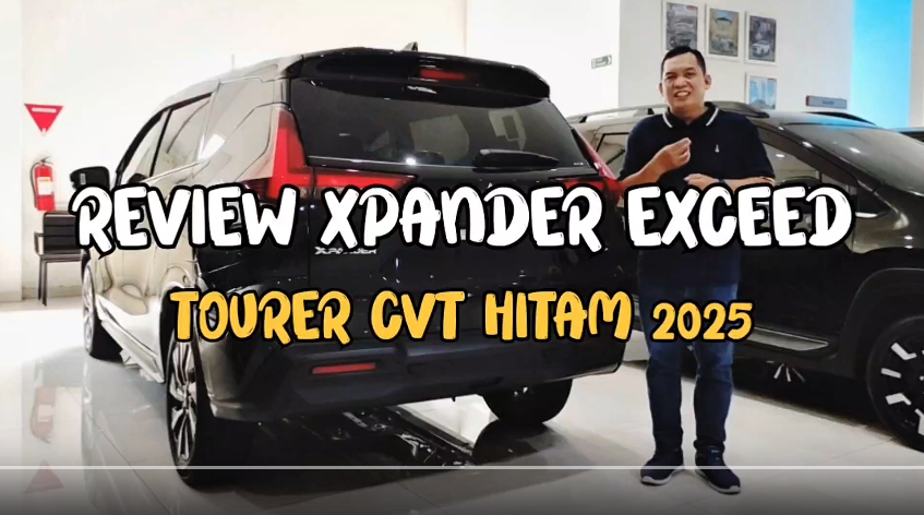 Review Mitsubishi Xpander Exceed Tourer Matic CVT Warna Hitam Model 2025
