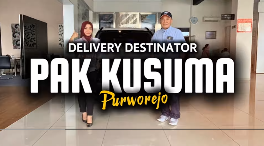 Serah Terima Mitsubishi Destinator Premium Putih untuk Pak Kusuma dari Purworejo